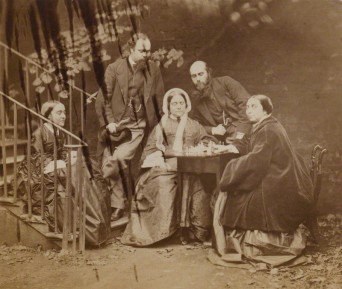 NPG P1273(25b); The Rossetti family by Lewis Carroll (Charles Lutwidge Dodgson)