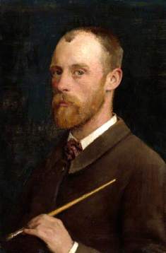 Clausen, George, 1852-1944; Self Portrait